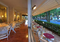 Hotel Excelsior Cervia: The veranda